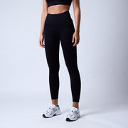 Magic ribbed seamless tights Black