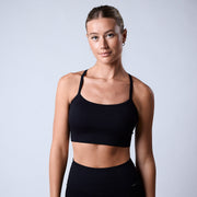 Magic ribbed sport bra Black