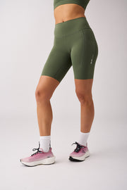 Fuse pocket biker shorts 2.0 Moss green