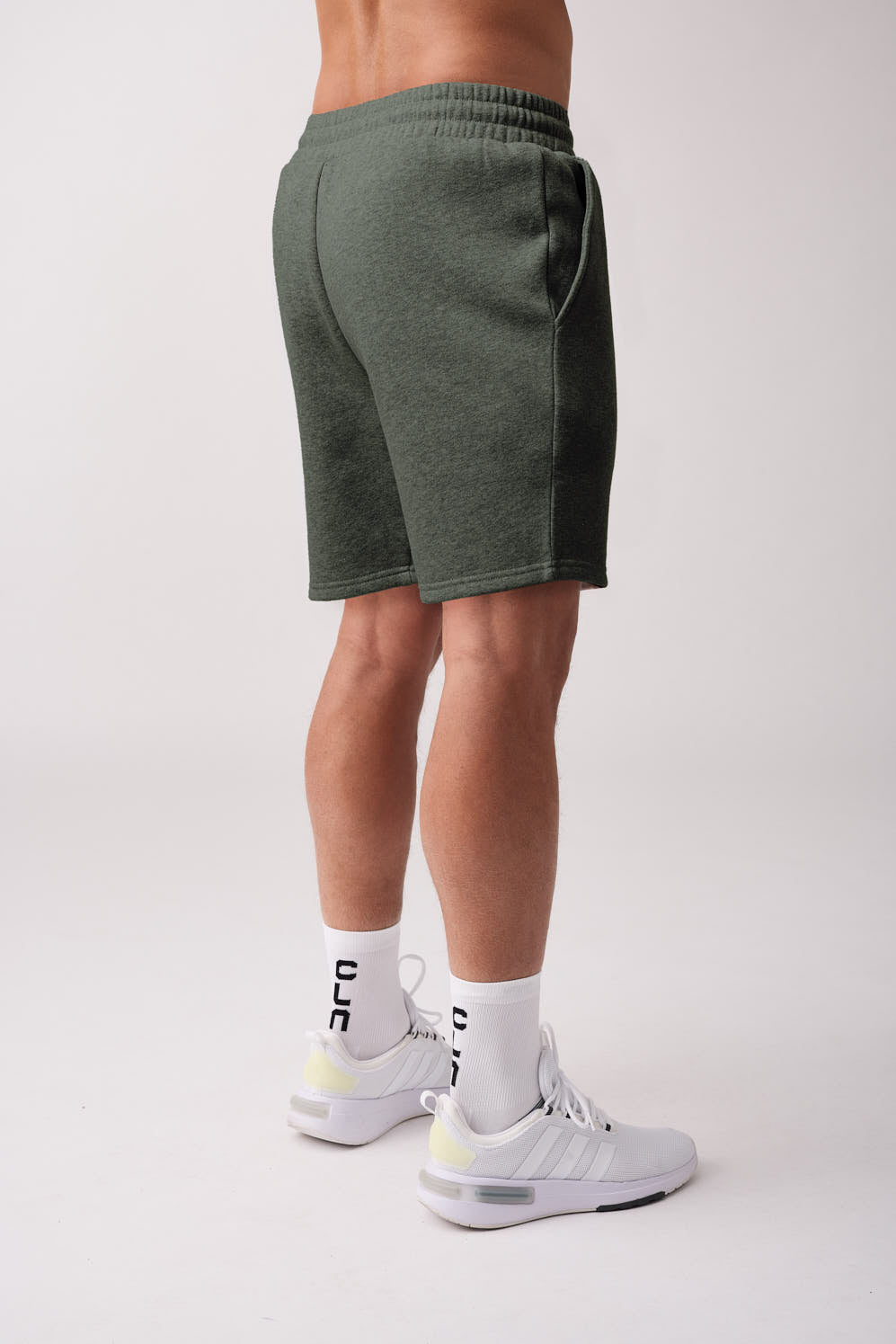 Core sweat shorts Men Moss green
