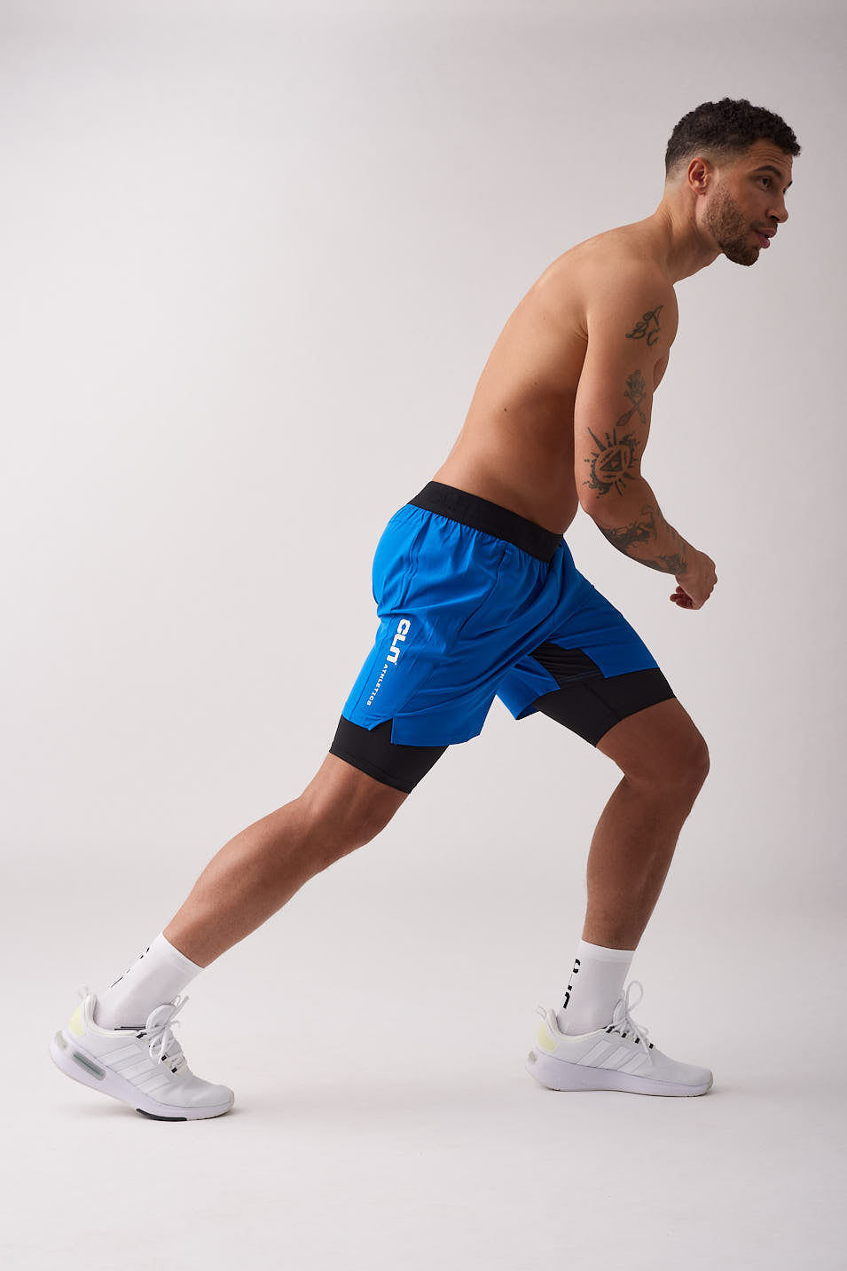Rep 2 in 1 shorts Blue