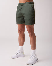 Core sweat shorts Men Moss green