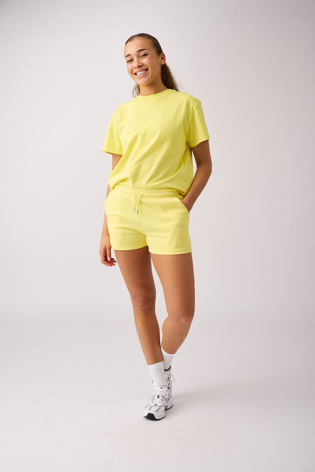 Core relaxed t-shirt back print wmn Yellow