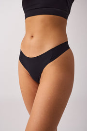 Invisible thong 2-Pack Black