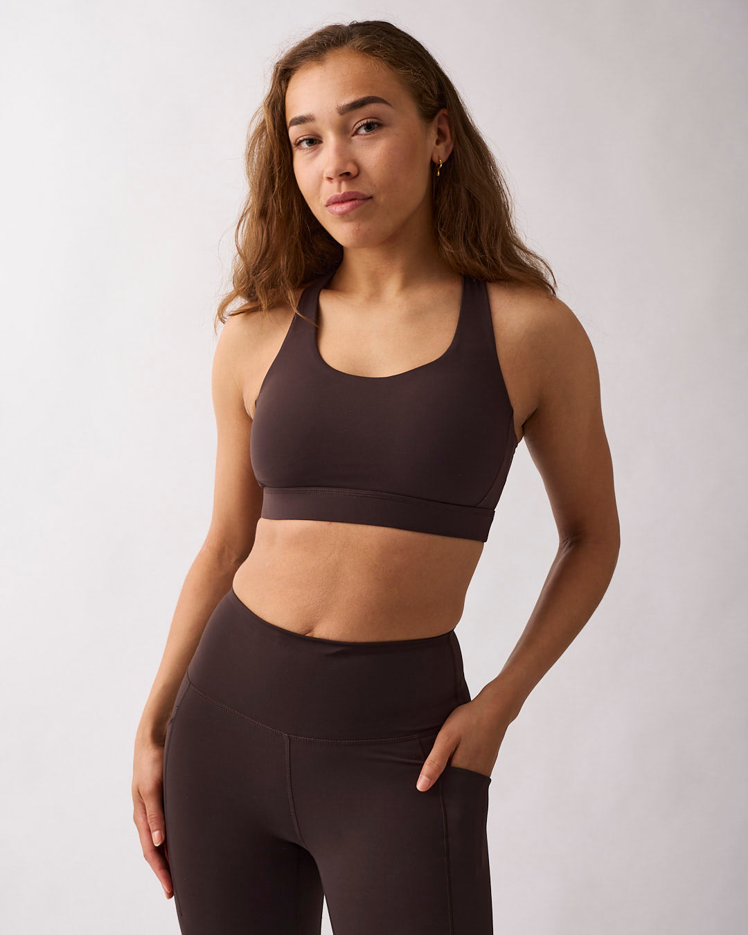 Fuse sport bra Coffee