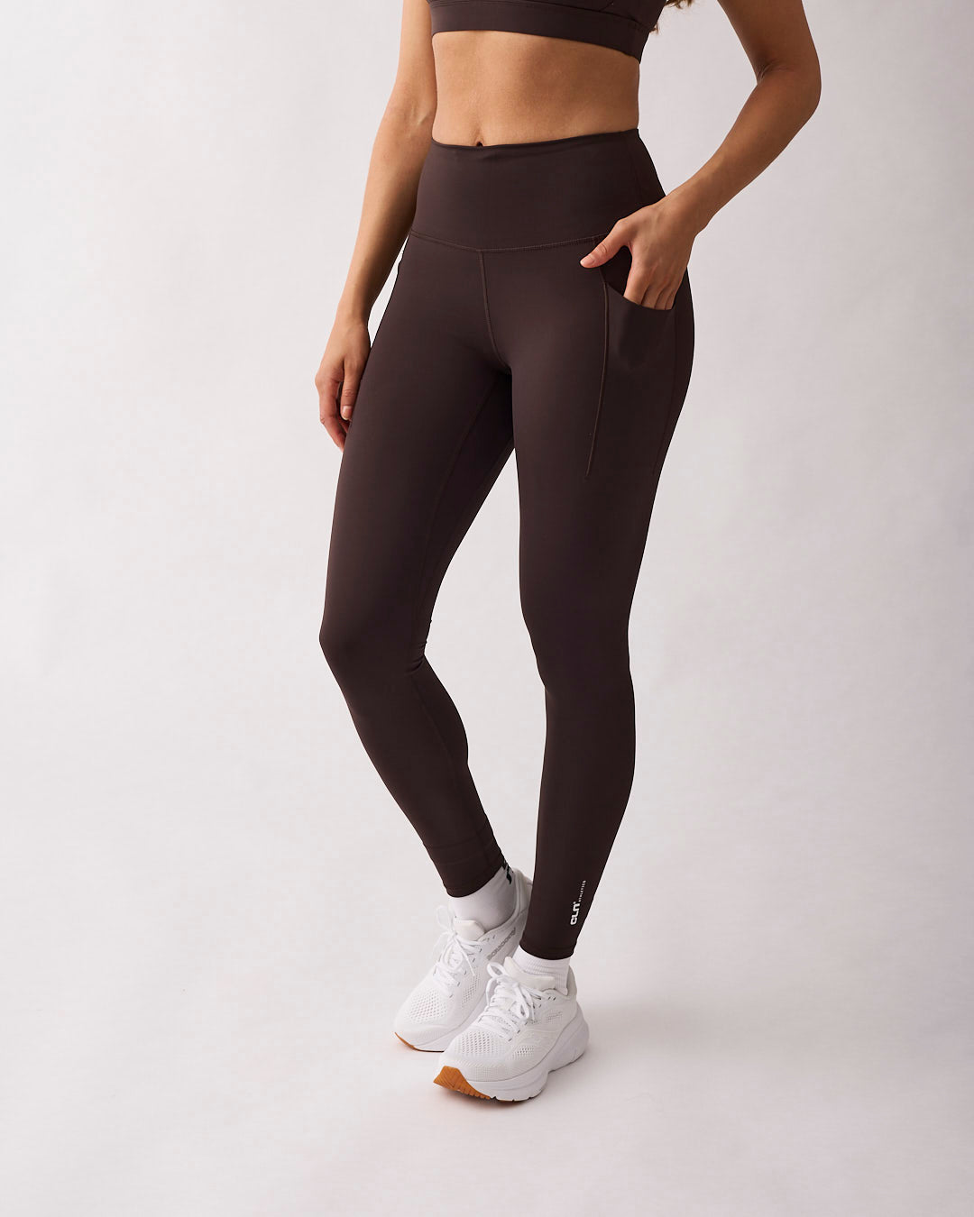 Fuse pocket tights Tall Coffee