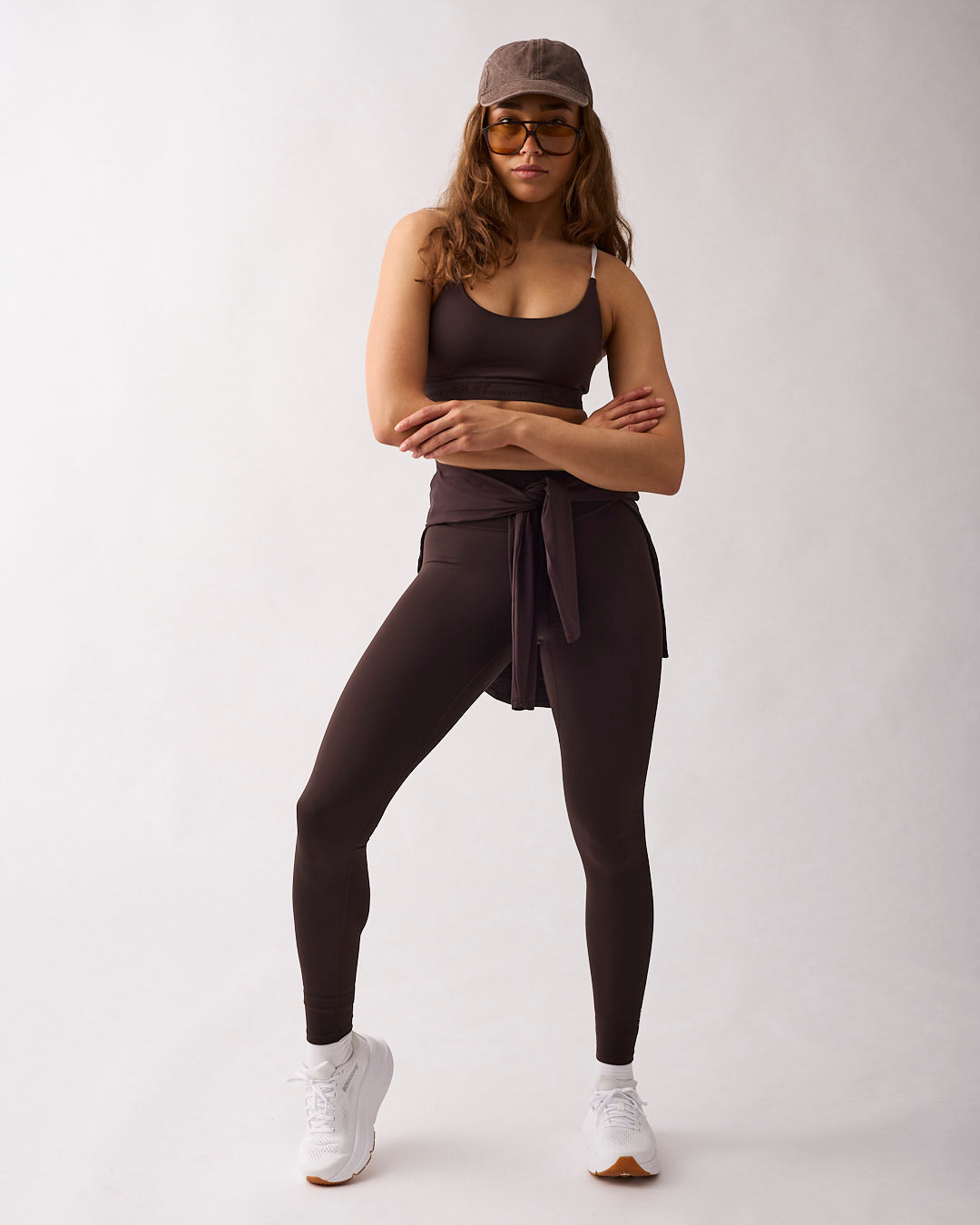 Fuse strappy bra Coffee