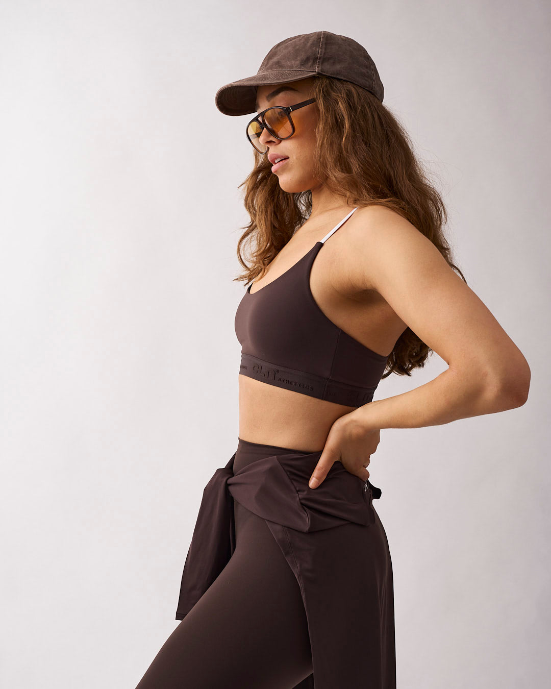 Fuse strappy bra Coffee