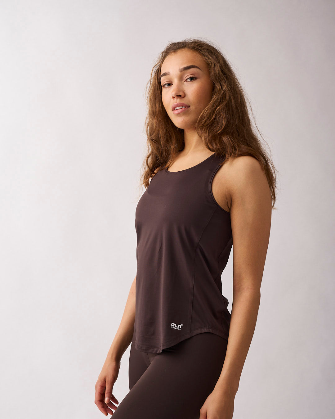 Leya tank Coffee
