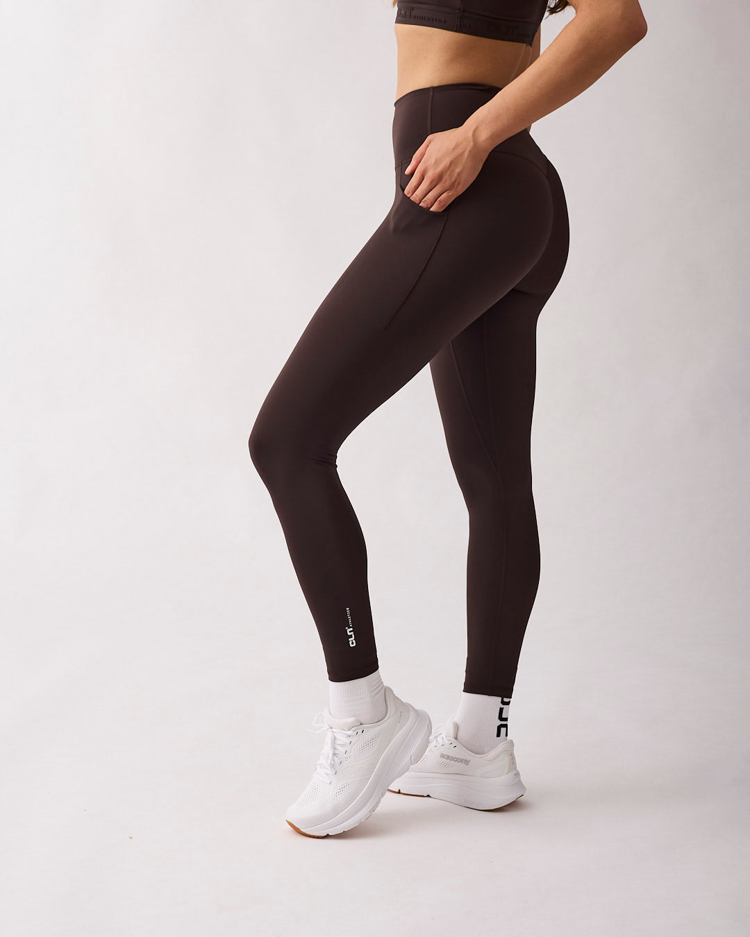 Fuse pocket tights Coffee