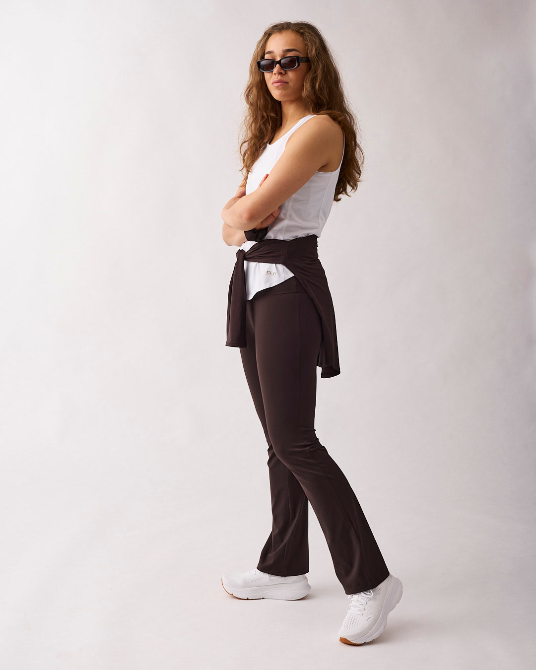 Fuse flared tights Coffee