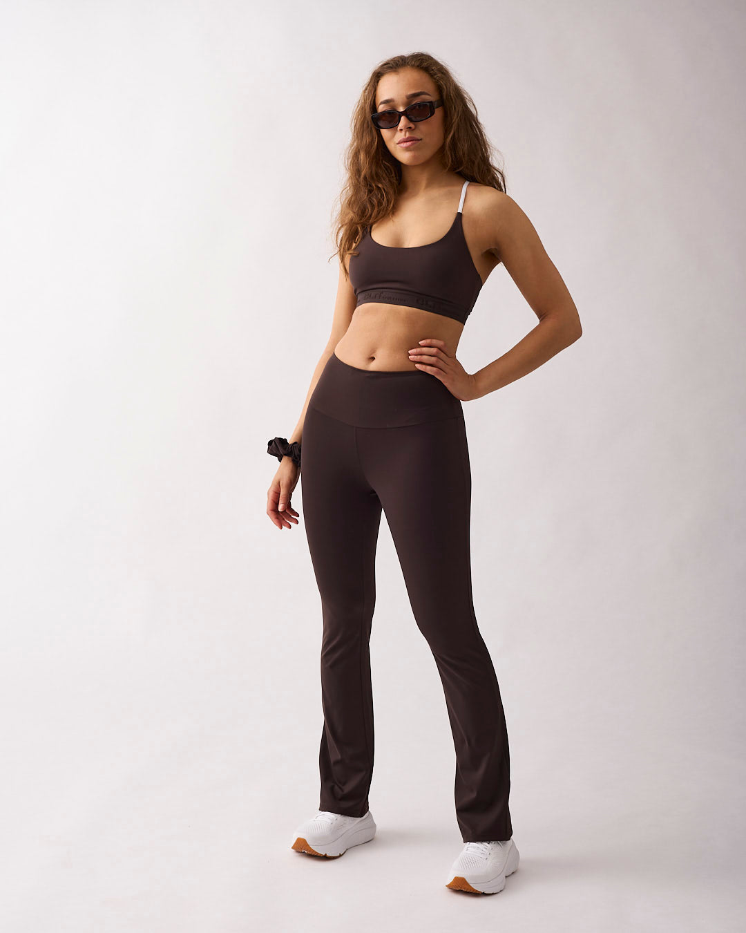 Fuse flared tights Coffee