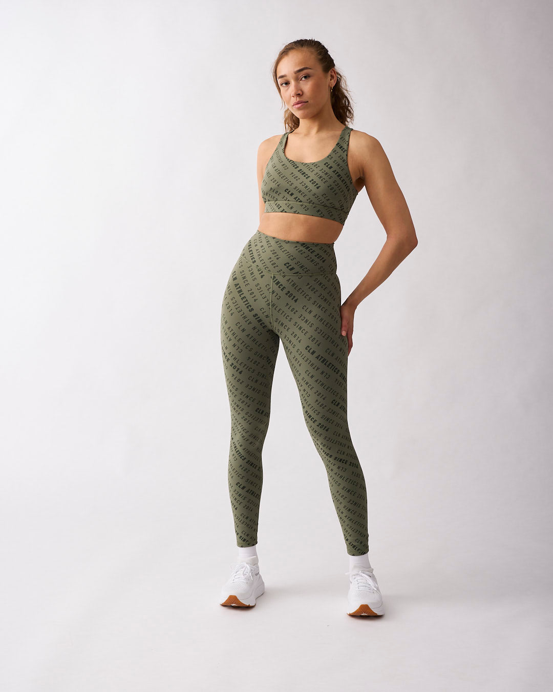 Fuse v3 AOP tights Moss green