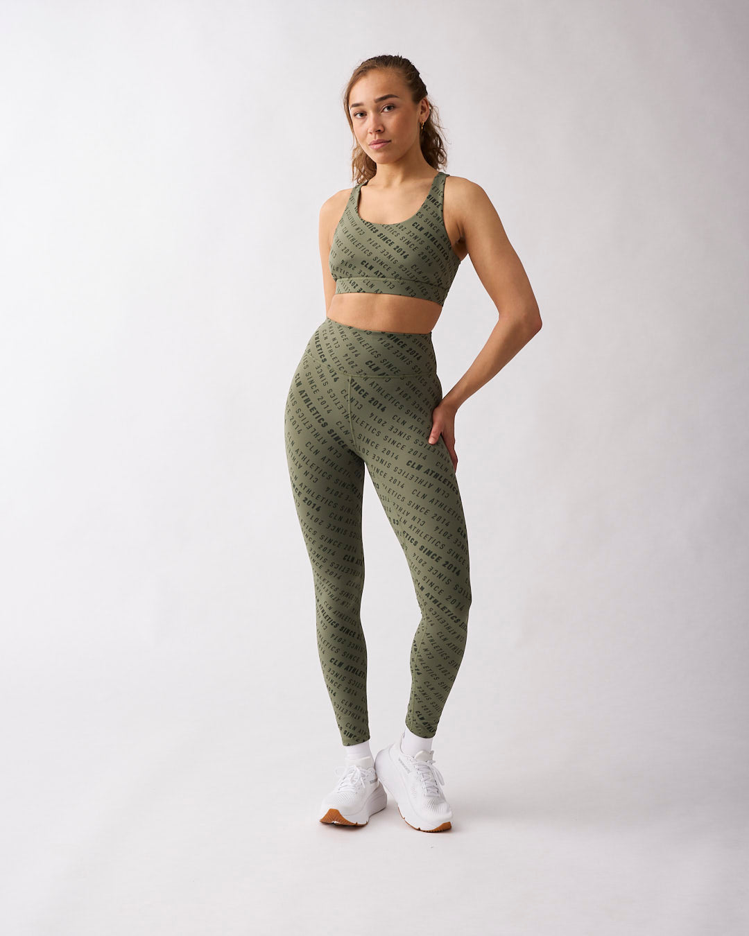Fuse v3 AOP tights Moss green