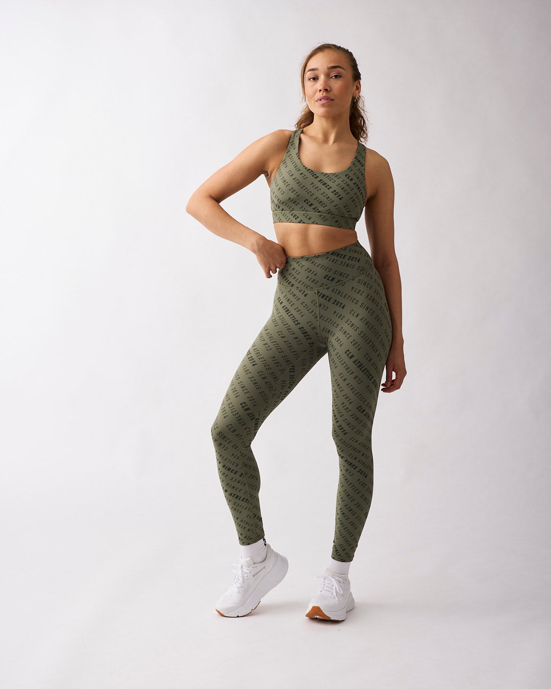 Fuse v3 AOP tights Moss green