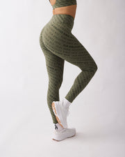 Fuse v3 AOP tights Moss green
