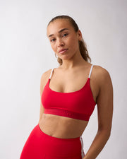 Fuse strappy bra Red