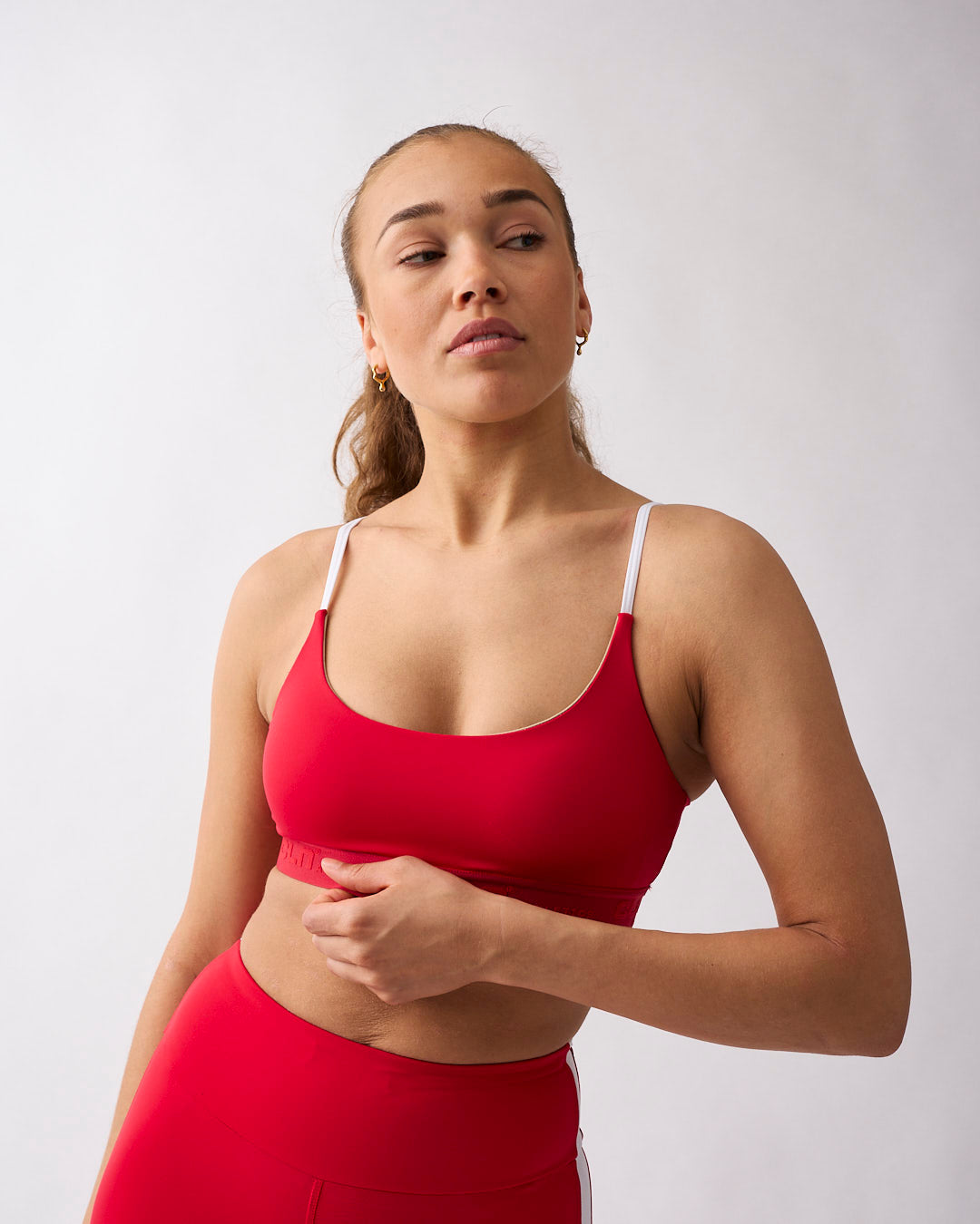 Fuse strappy bra Red