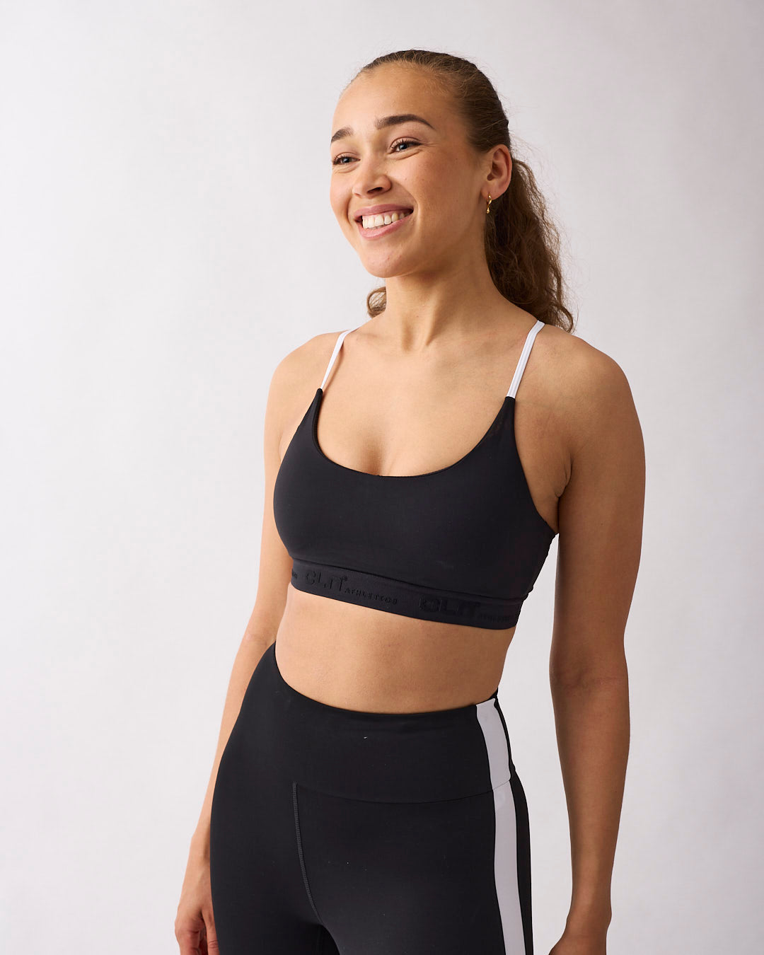 Fuse strappy bra Black
