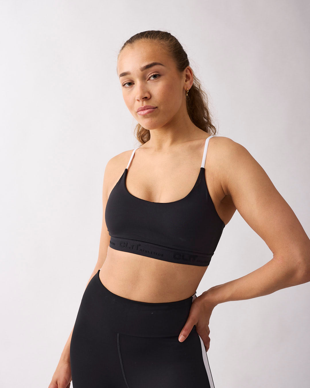 Fuse strappy bra Black