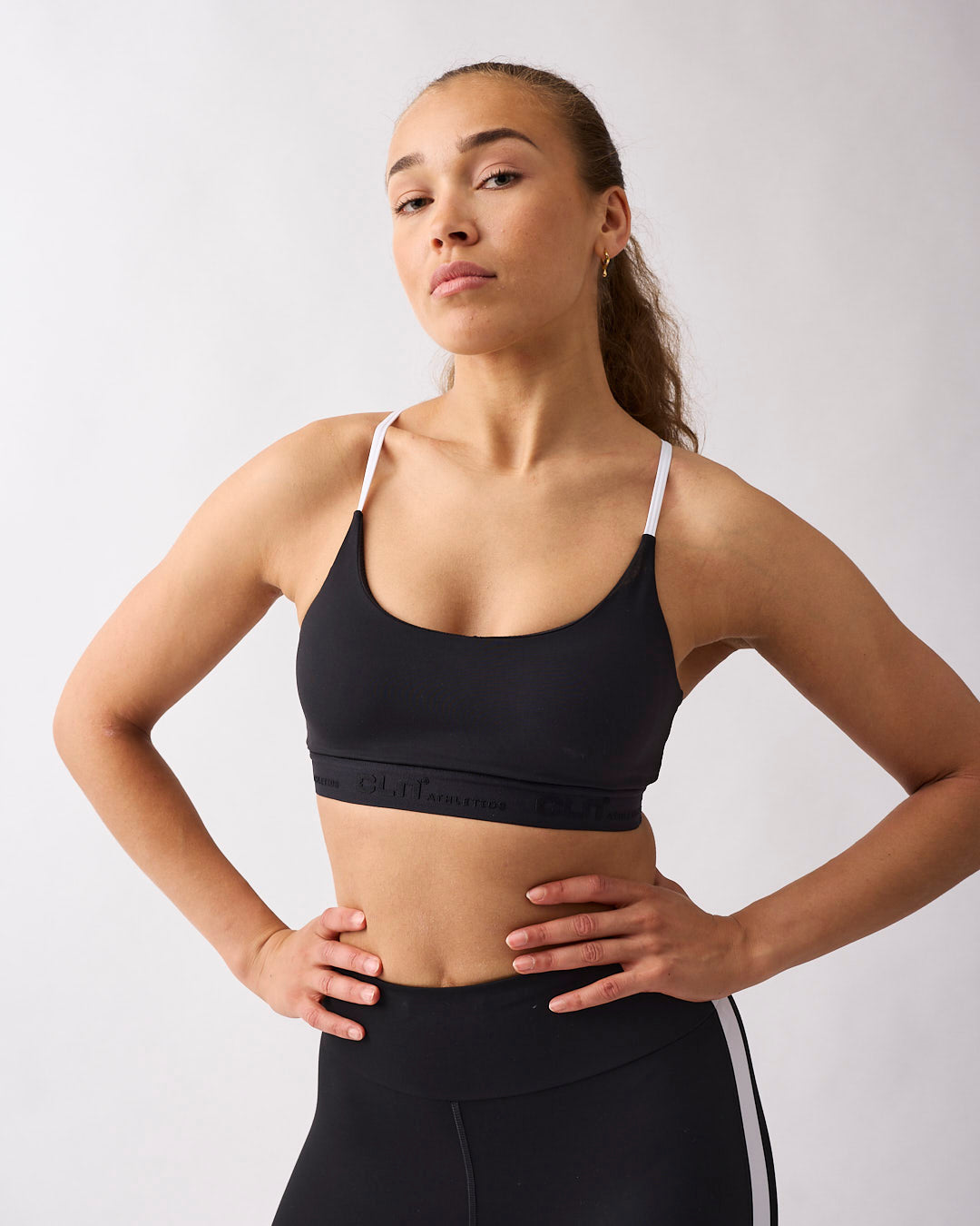 Fuse strappy bra Black