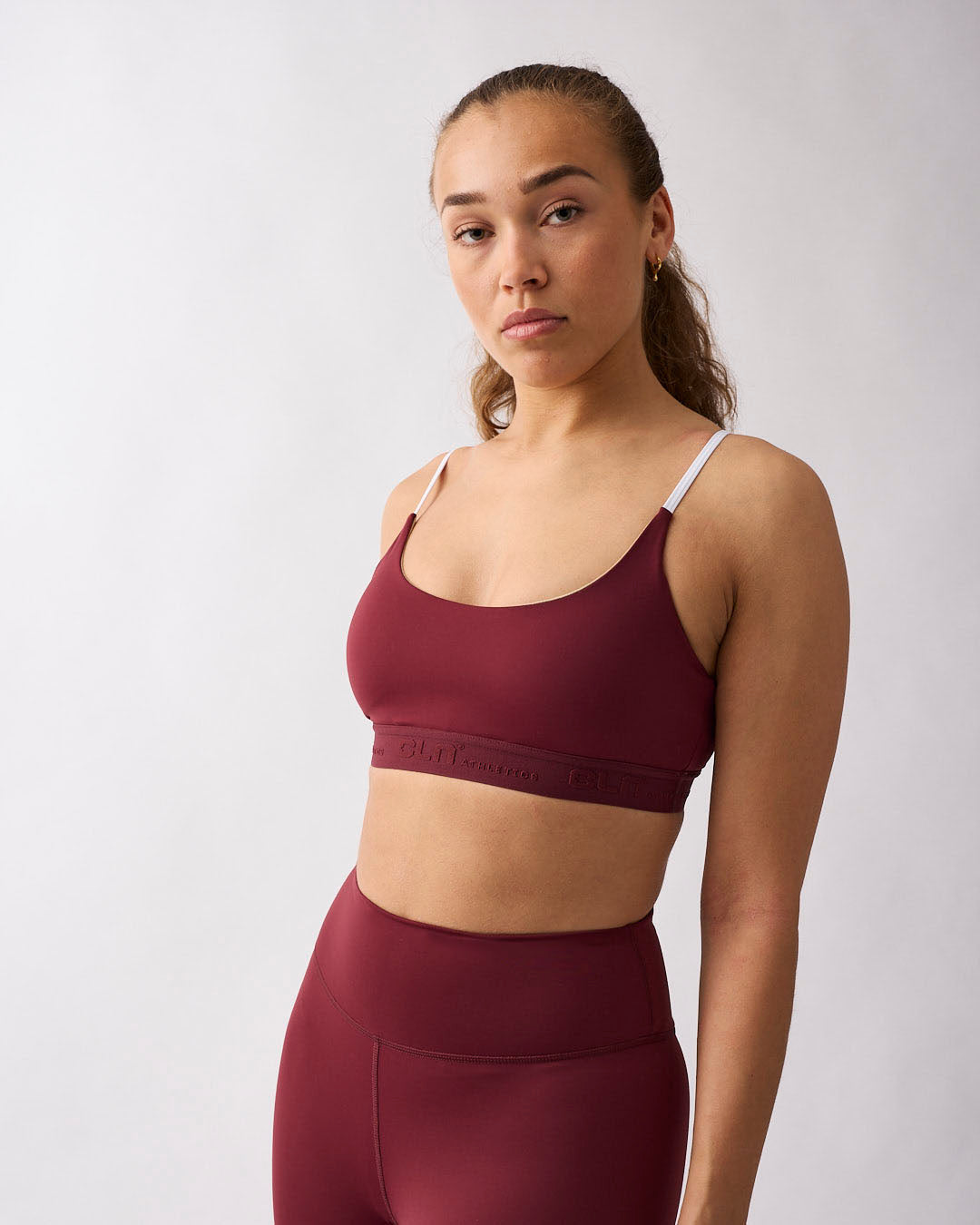 Fuse strappy bra Dark red