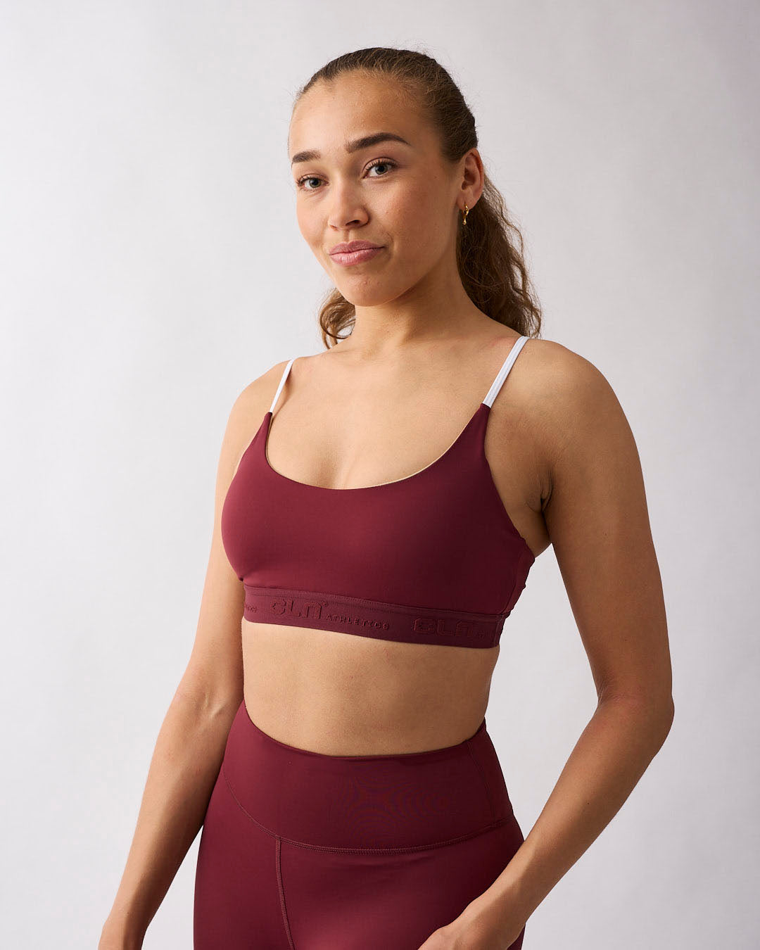 Fuse strappy bra Dark red