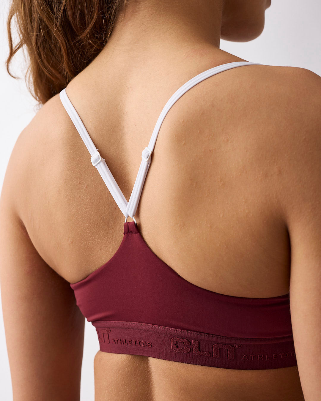 Fuse strappy bra Dark red
