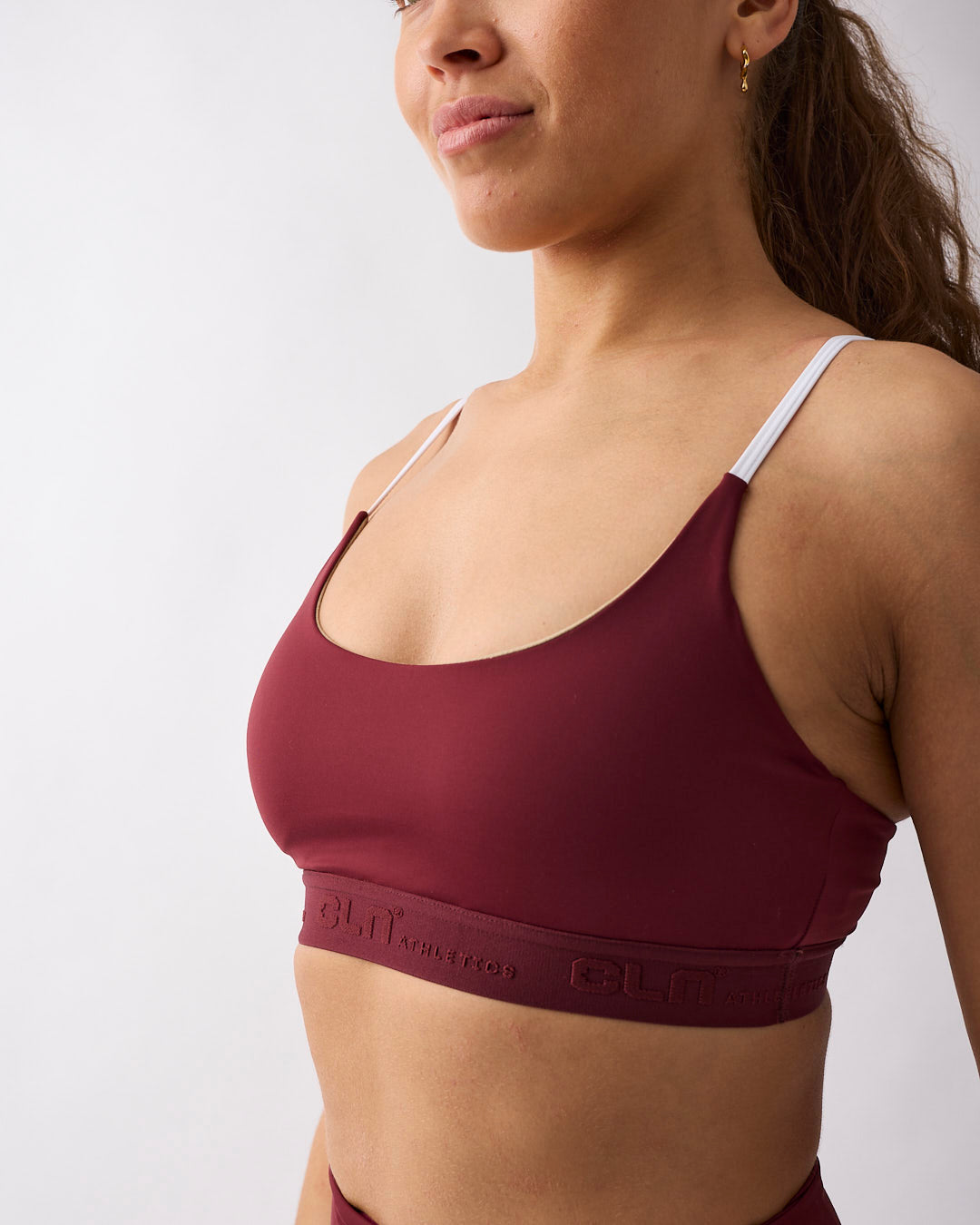 Fuse strappy bra Dark red