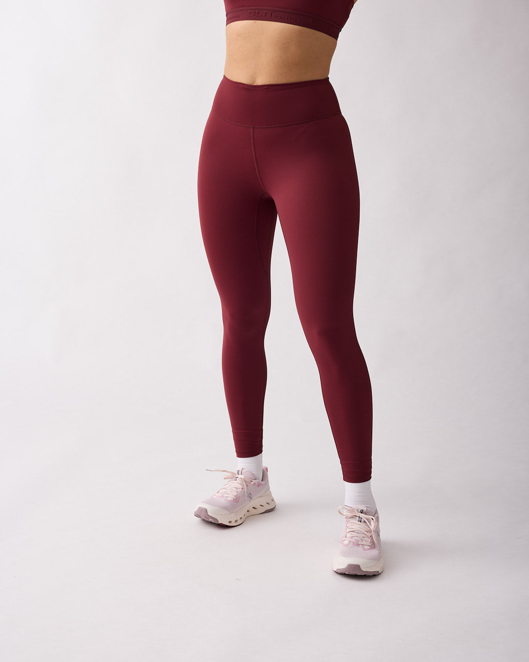 Fuse v3 tights 7/8 Dark red