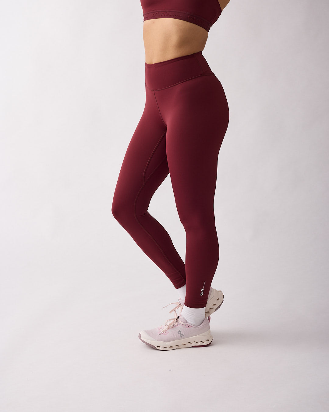 Fuse v3 tights 7/8 Dark red