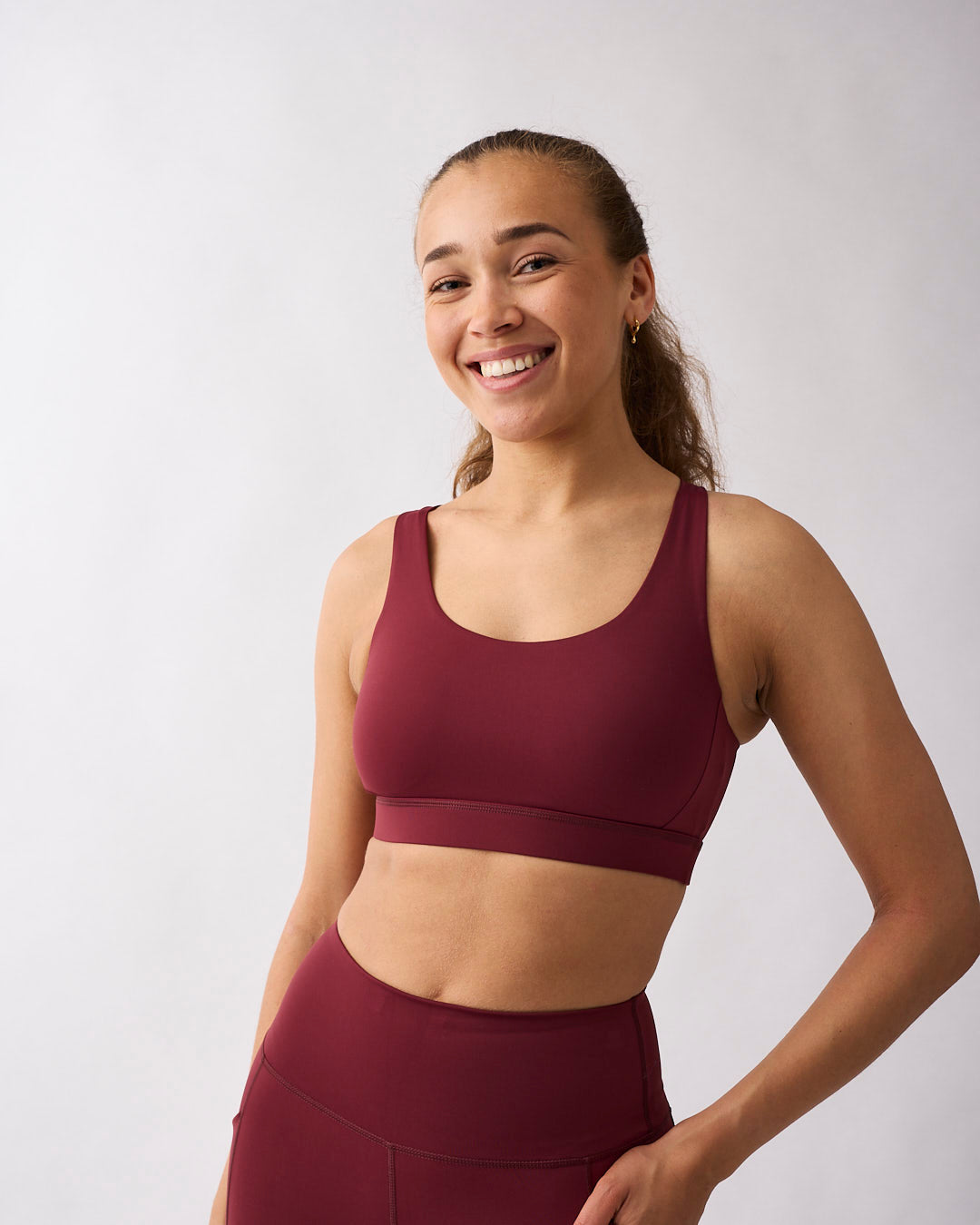 Fuse sport bra Dark red