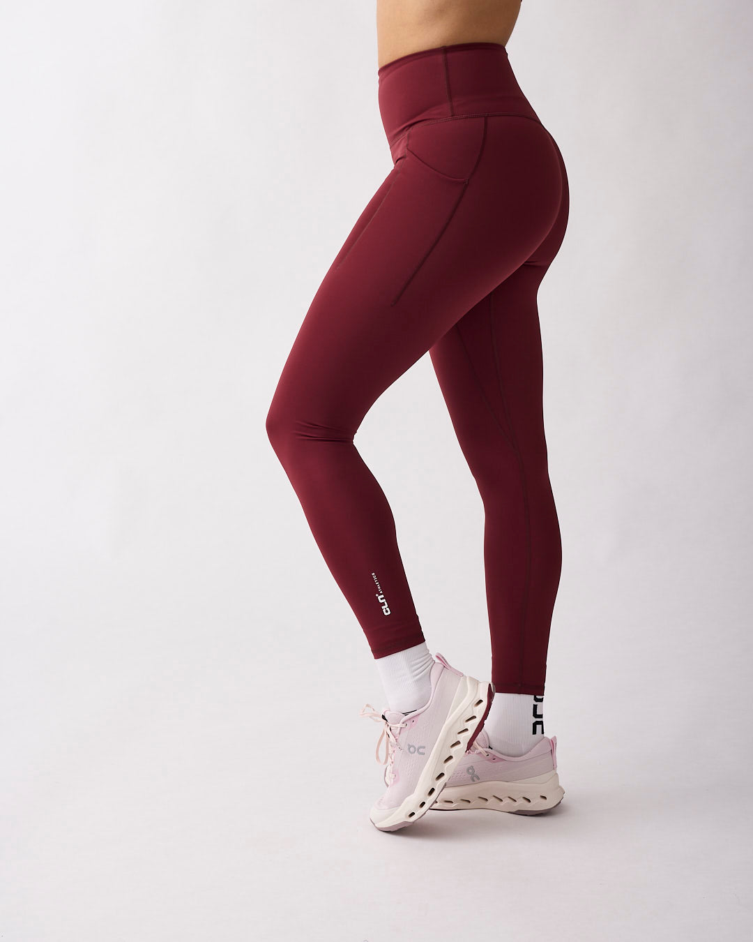 Fuse pocket tights Dark red