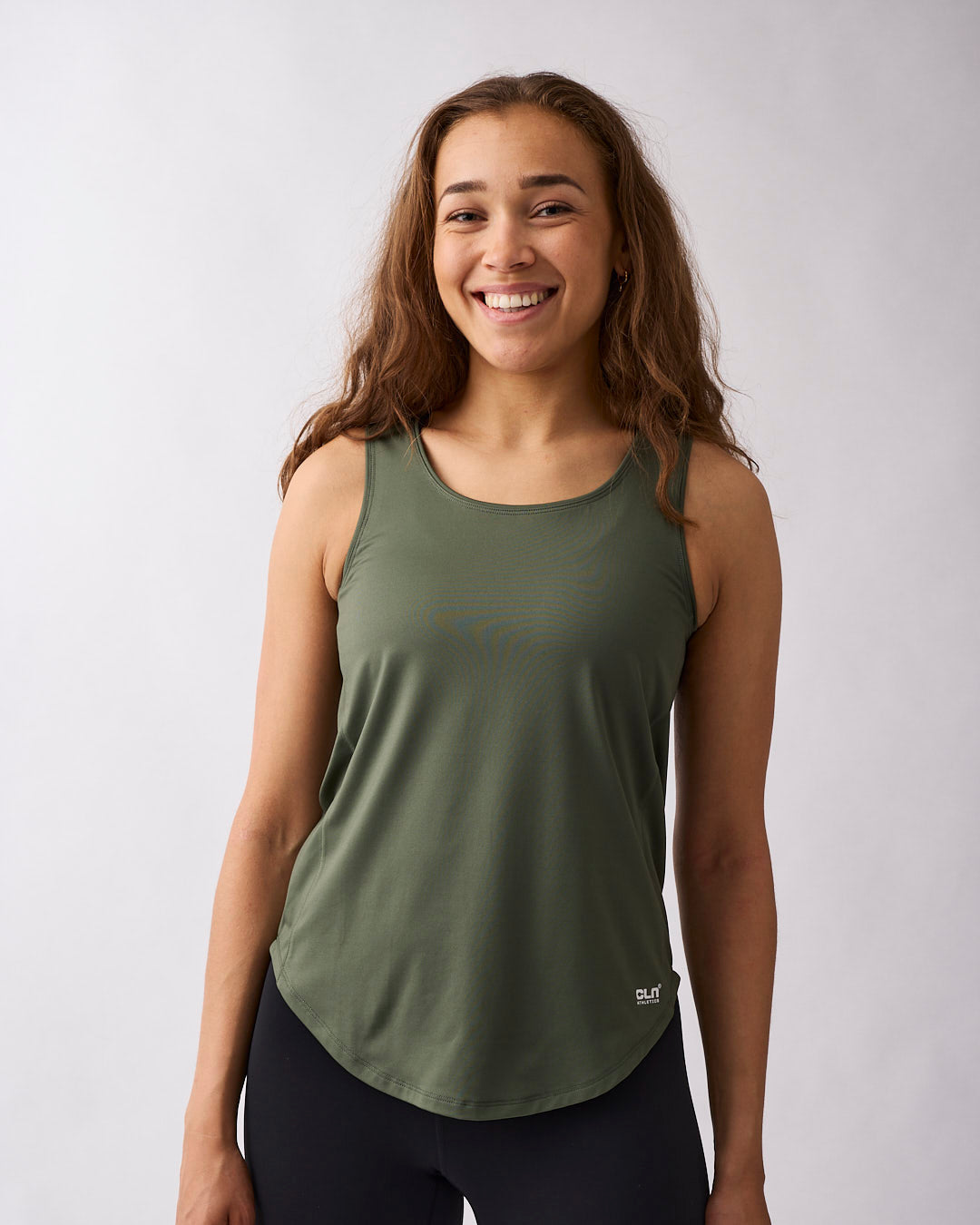Leya tank Moss green