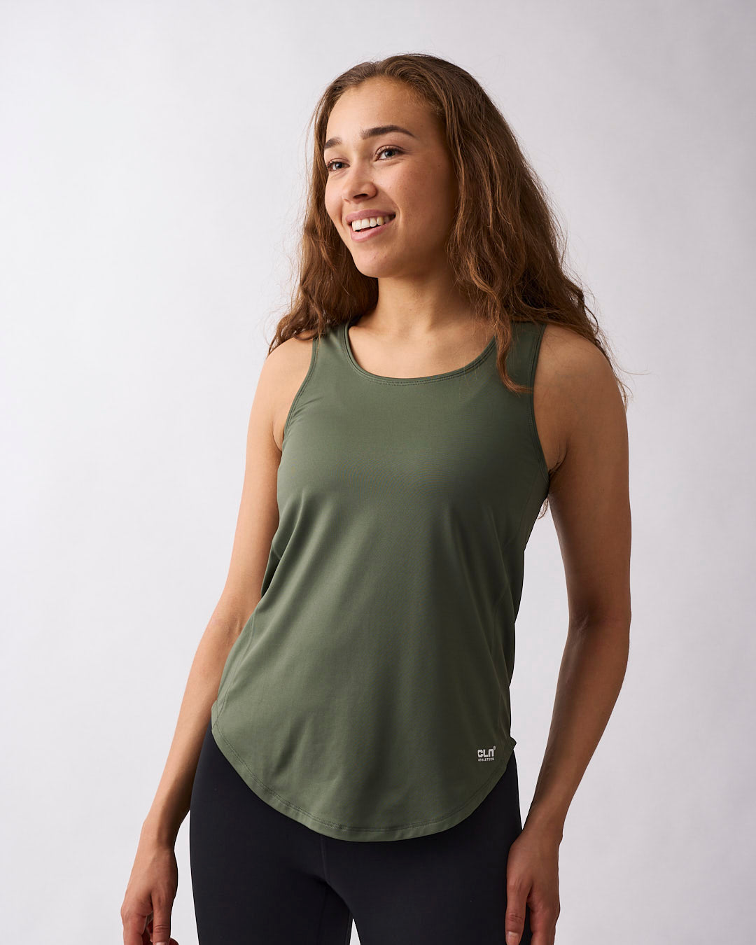 Leya tank Moss green