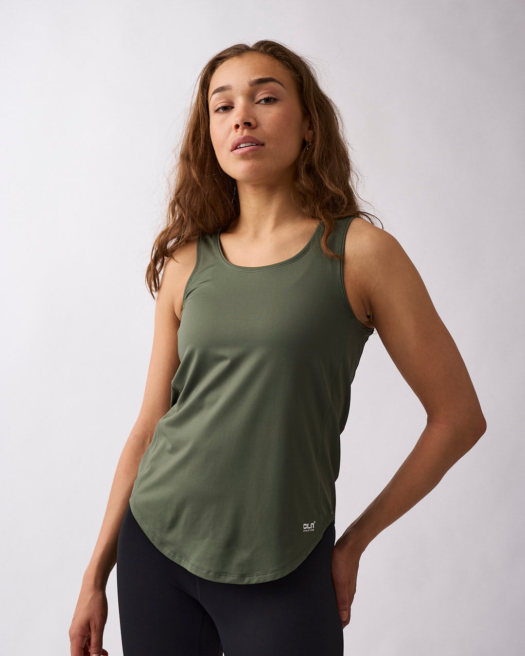 Leya tank Moss green