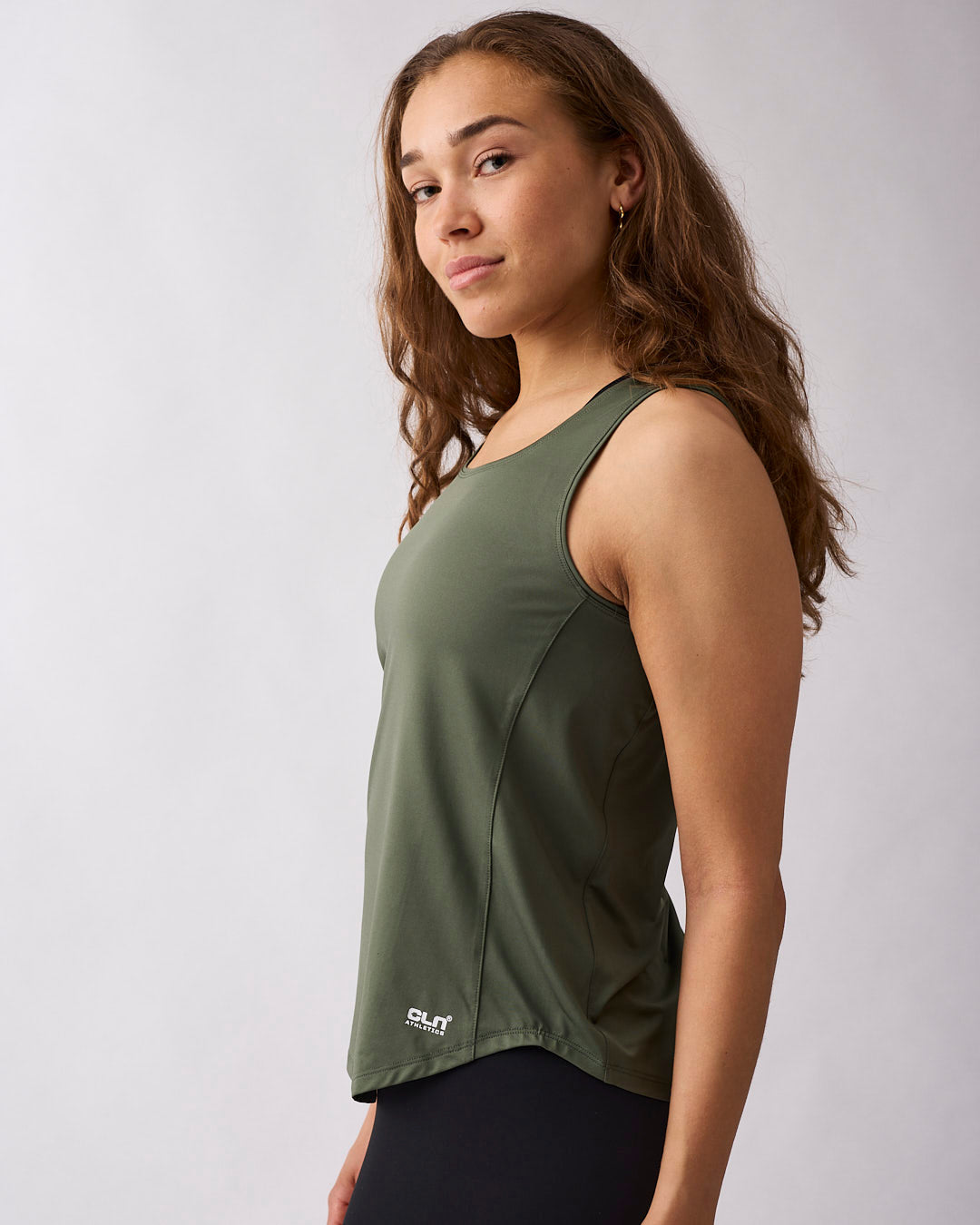 Leya tank Moss green