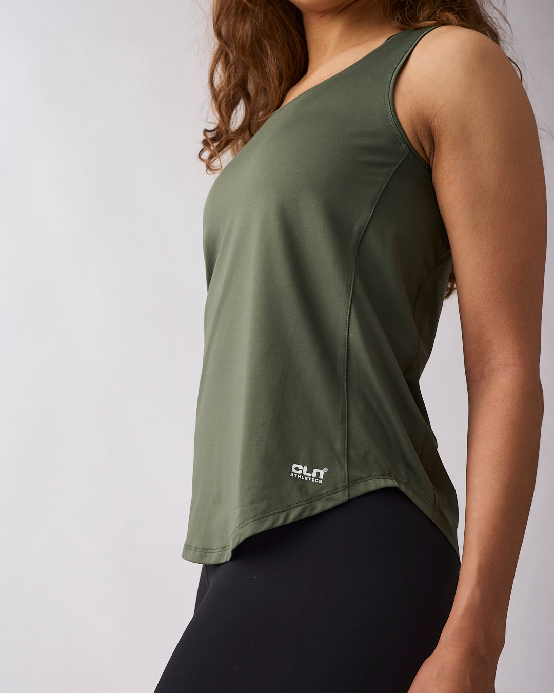 Leya tank Moss green