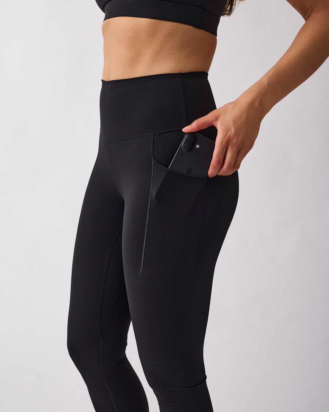 Fuse pocket tights 7/8 Black