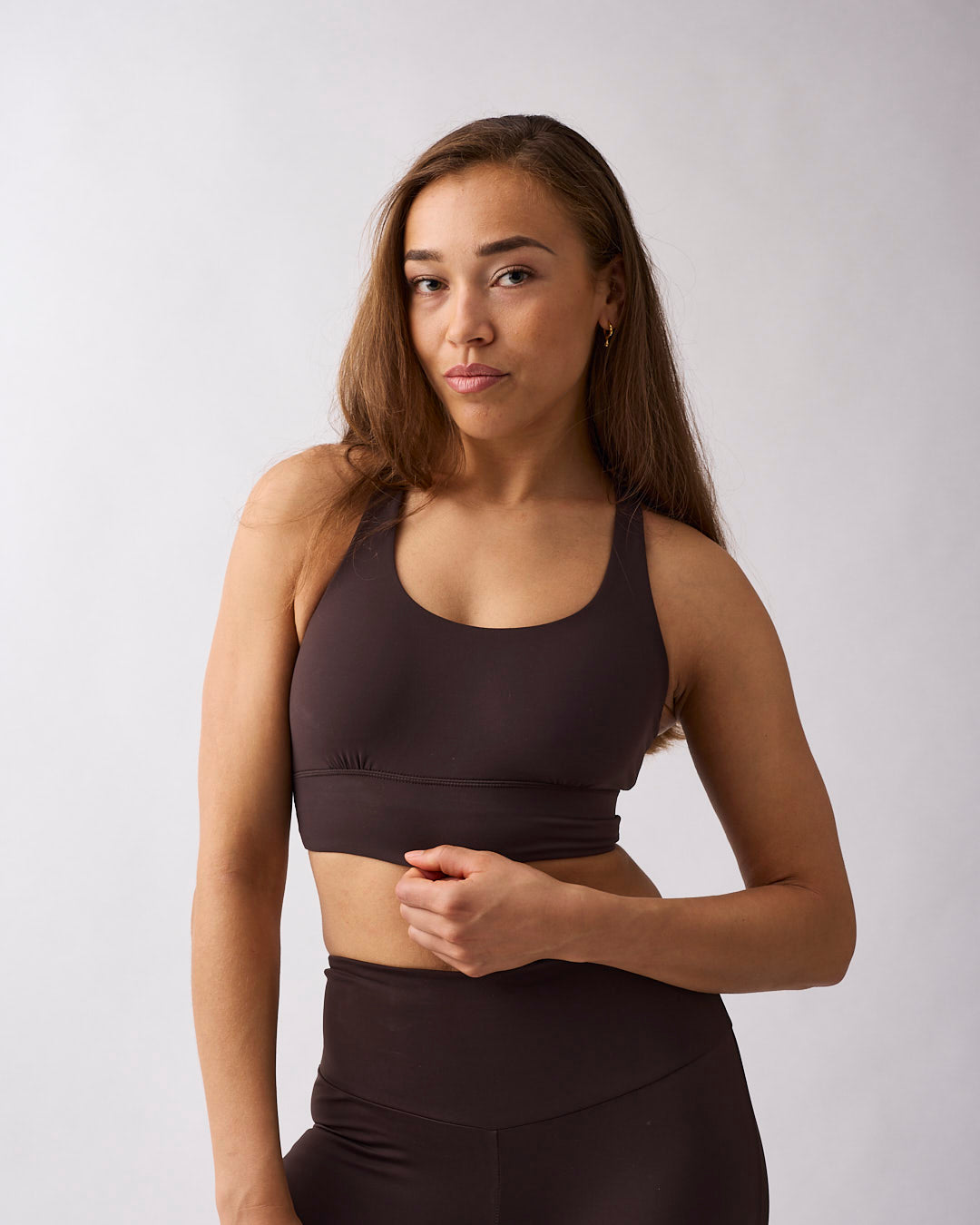 Pep sport bra Coffee