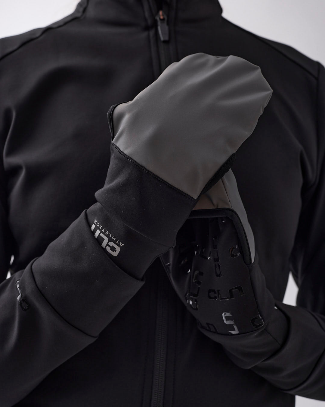 Warm active reflective glove Black