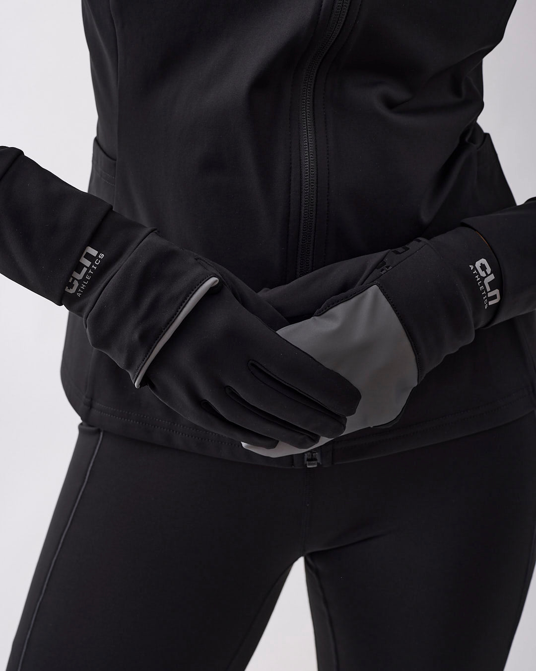 Warm active reflective glove Black