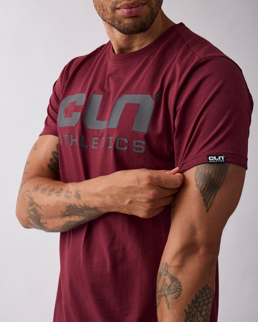 Promo t-shirt Dark red