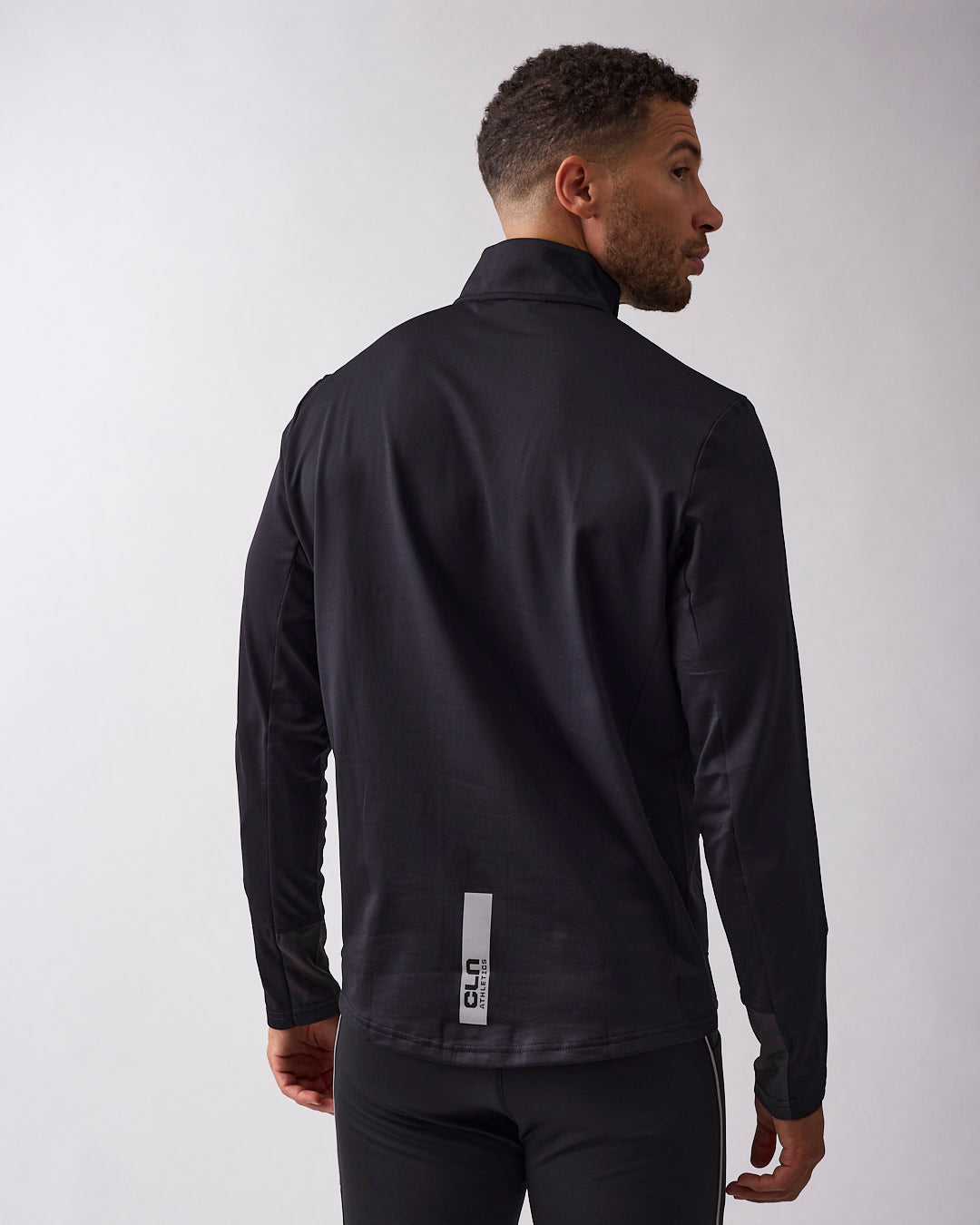 Ray 1/2 zip Black