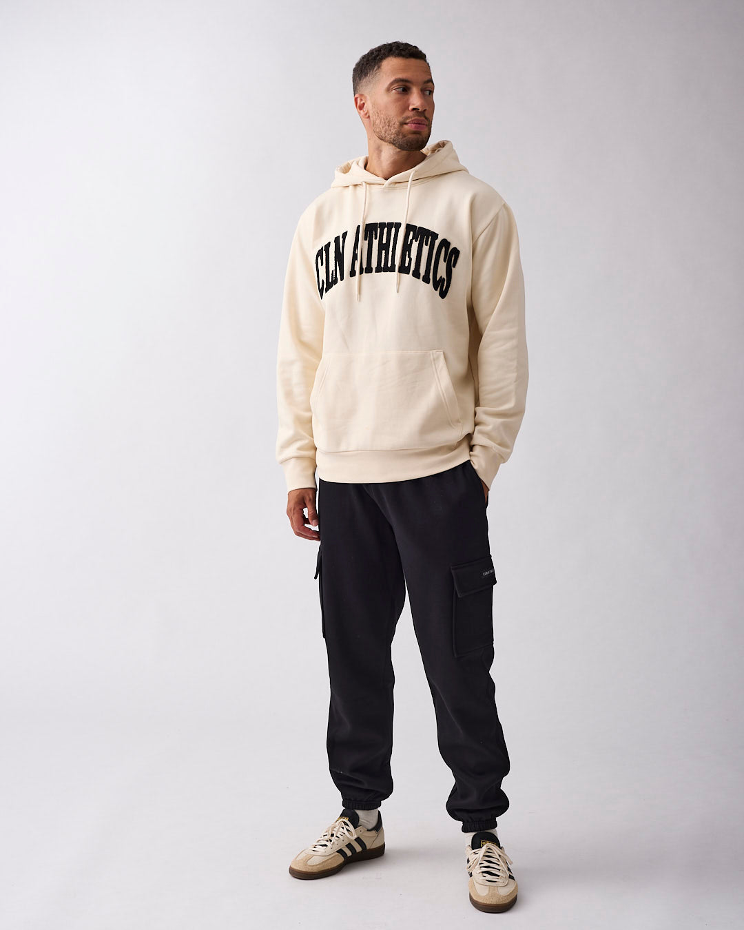 Edge cargo sweat pant Black
