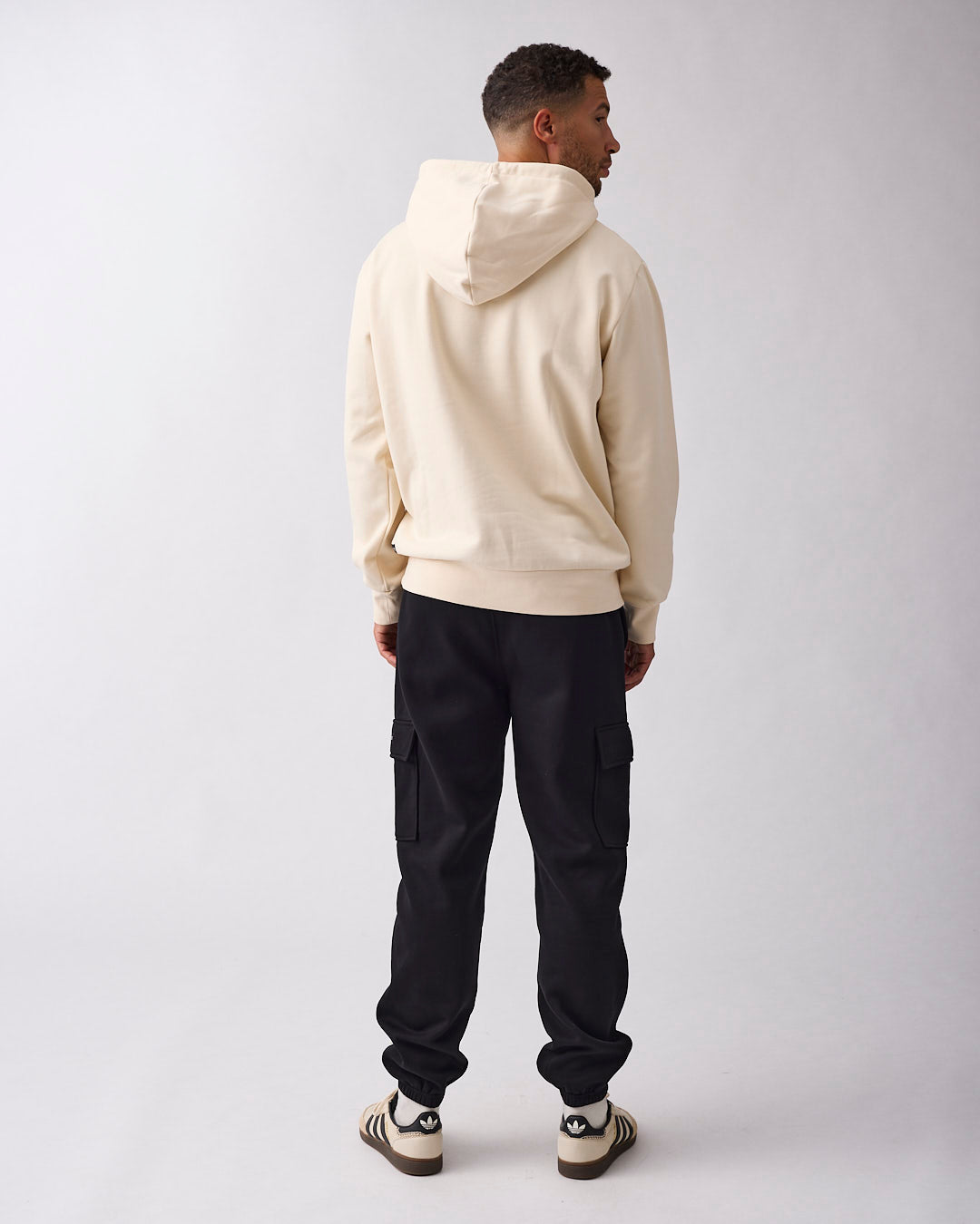 Edge cargo sweat pant Black