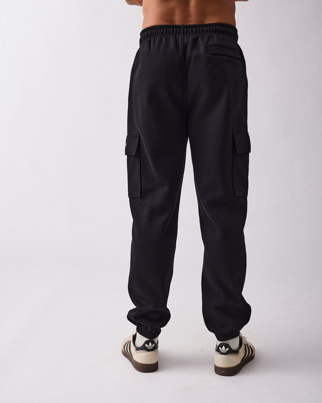 Edge cargo sweat pant Black