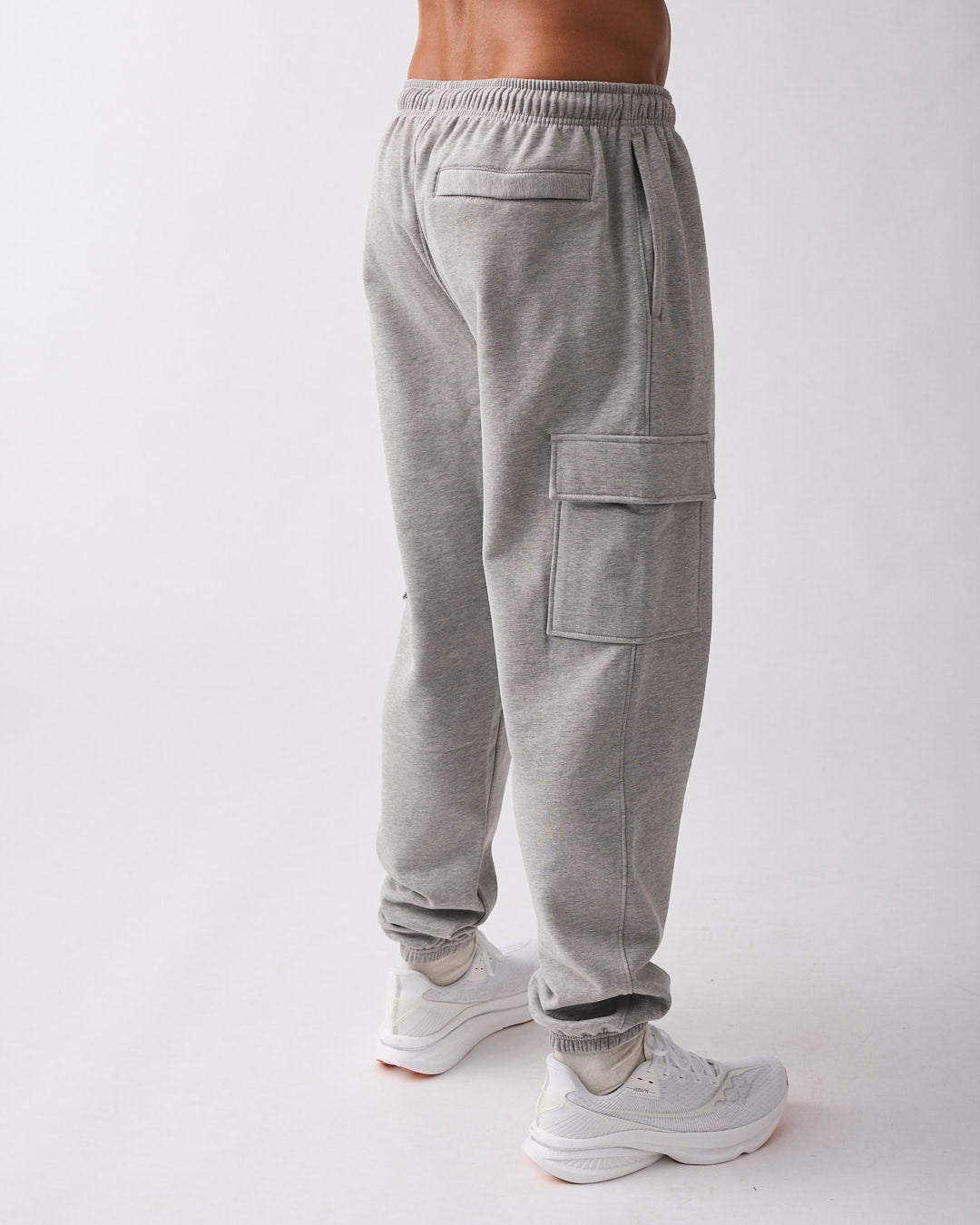 Edge cargo sweat pant Grey melange