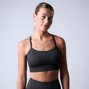 Magic ribbed sport bra Dark grey