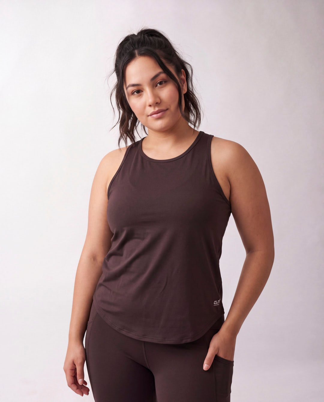 Laura tank top Coffee